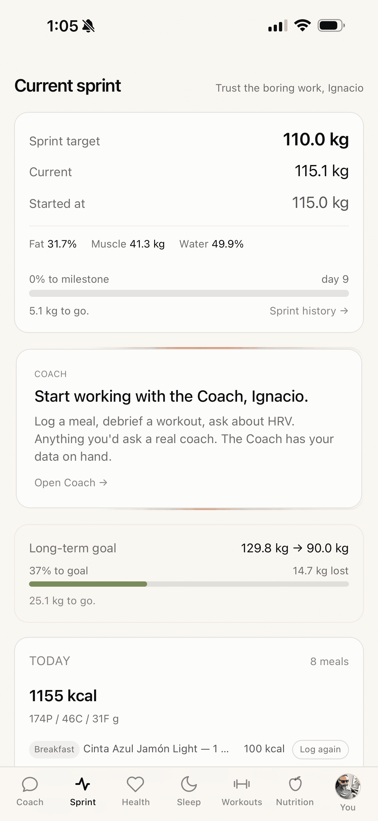 Onboarding: setting your first sprint